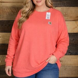 Carhartt Women's Vibrant Coral Hoodie